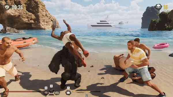 Gorilla Vs 100 Men getfreegames